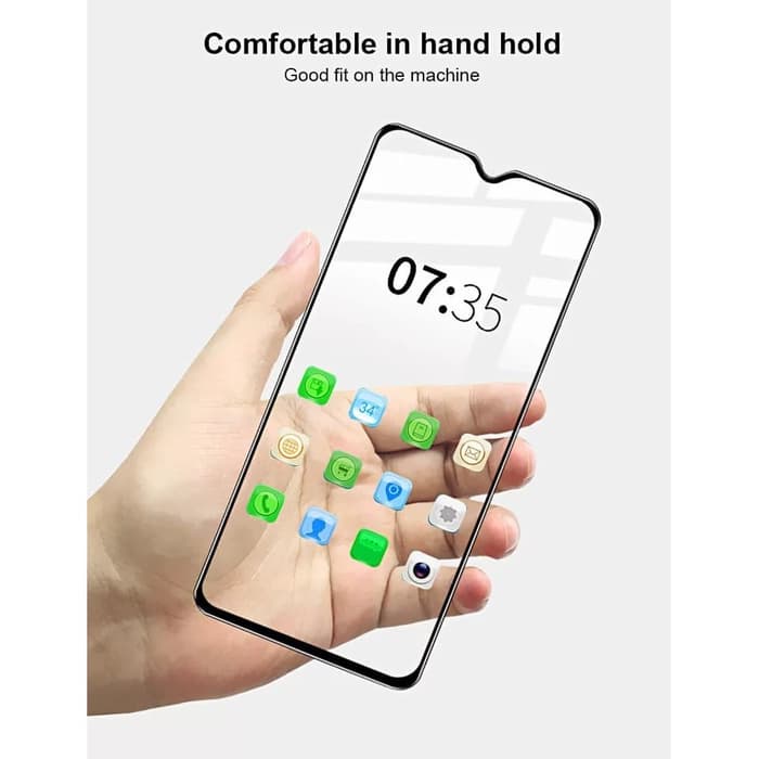 Tempered Glass Infinix Hot 8 Full Cover Anti Gores Pelindung Layar Handphone