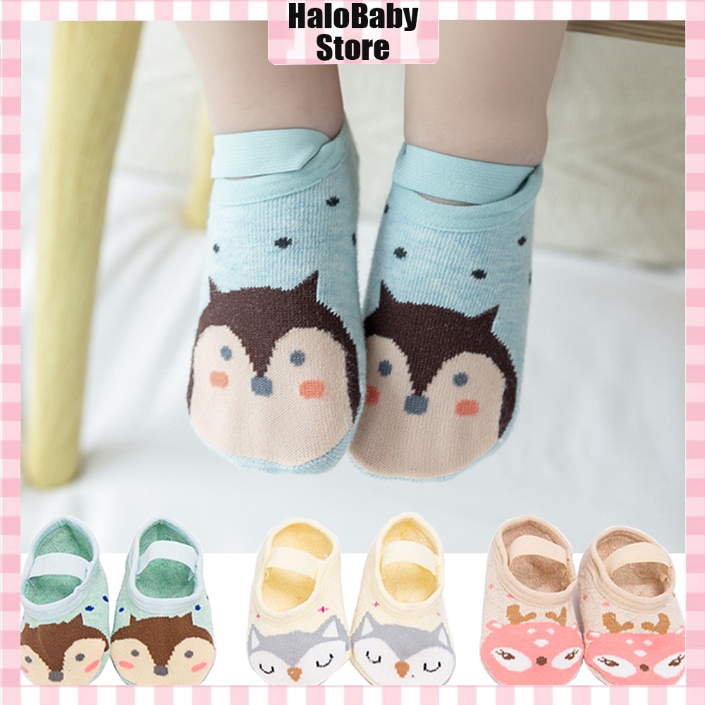 Halobaby Kaus Kaki Bayi Anti Slip / Kaos Kaki Anak Bayi Cewek  