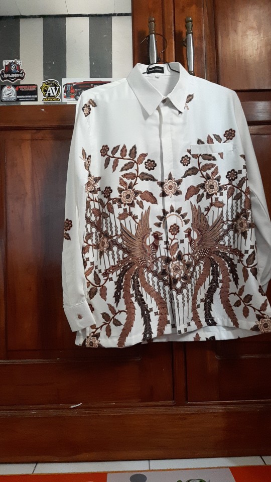 Kemeja Batik Prabu Bahan Dobby Reguler Fit A606