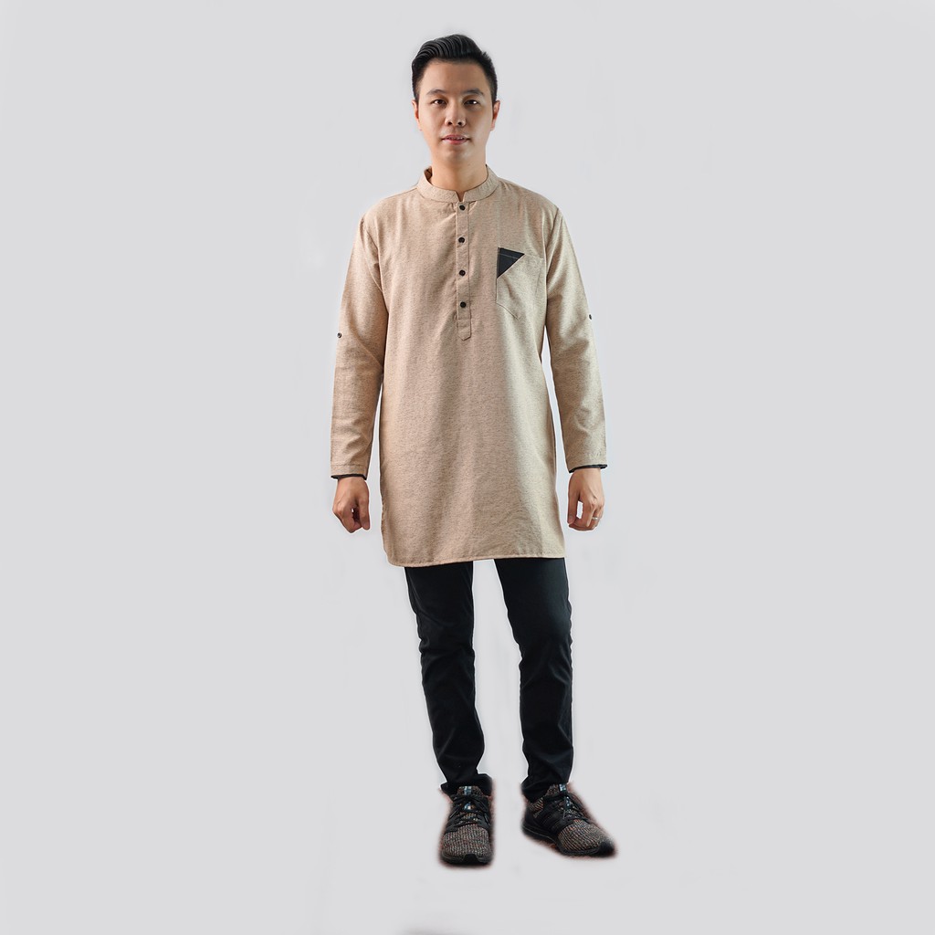 Baju koko kurta pakistan Lengan panjang Pria - TheXshop Chairil