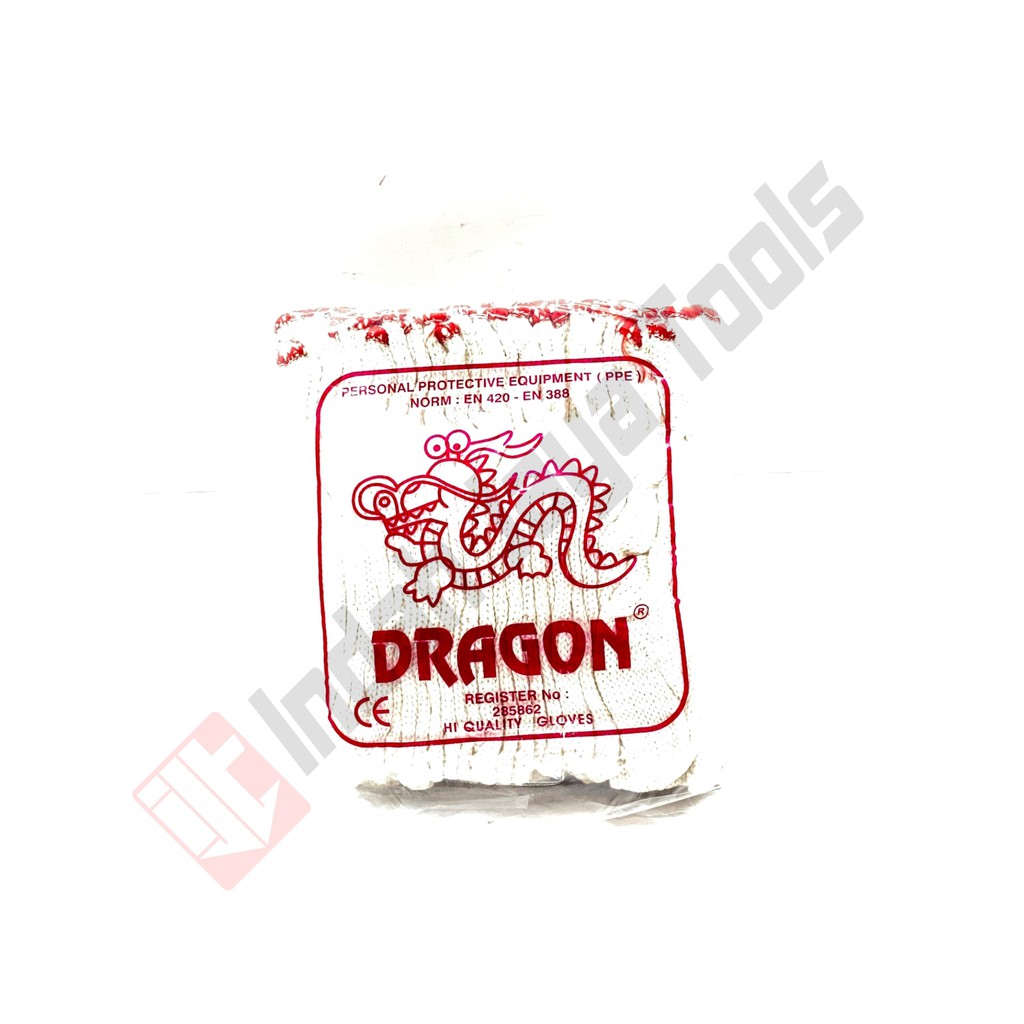 Sarung Tangan Kain Katun / Rajut Dragon 6 Benang