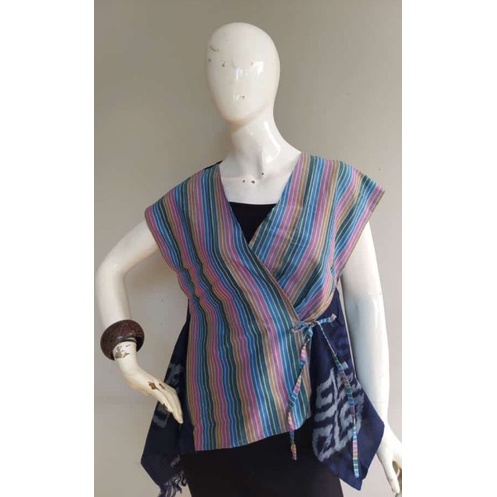 Azhora Top | Blus Tenun Wanita | Atasan Tenun Troso Ethnic
