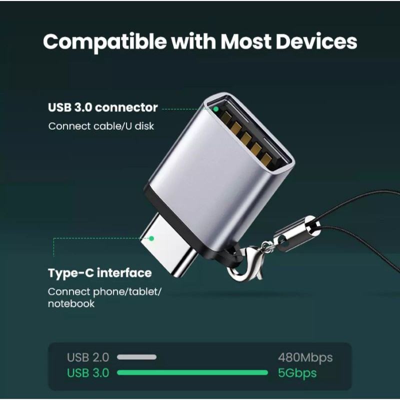 Ugreen OTG Type C 3.0 Fast Transfer - Ugreen Usb to Type C Usb 3.0 Original