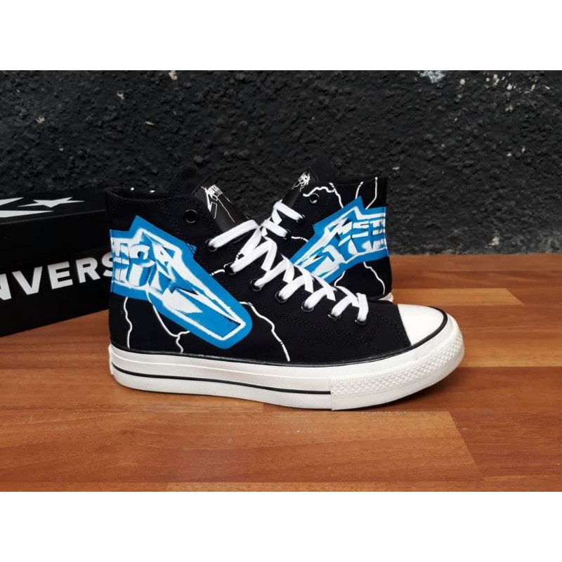 CONVERSE HIGH AS METALLICA BLACK