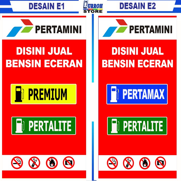 Spanduk / Banner Agen Pertamini / Pom Bensin Mini Berbagai Ukuran Vertikal #2