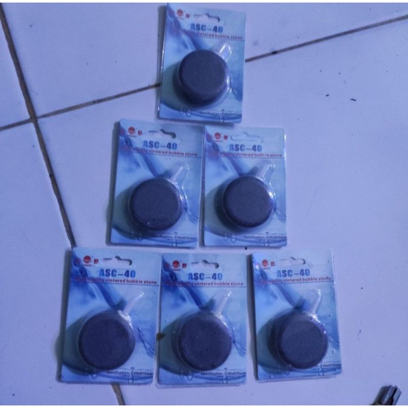 Batu aerator bulat asc40/ air stone asc 40