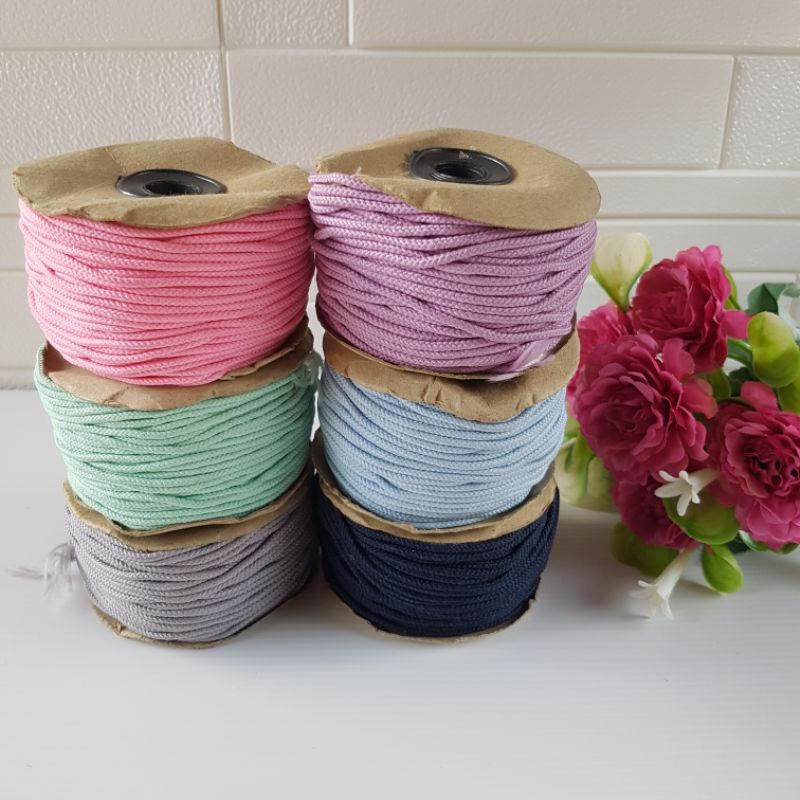 5meter | Tali Prusik Polos 2mm | Tali Prusik 2mm | Tali gelang 2mm | Tali Prusik Murah