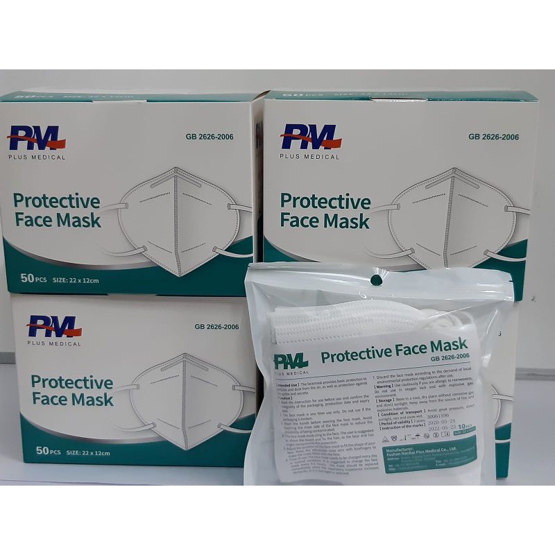 Masker KN95 Plus Medical 1 pack isi 10 pcs