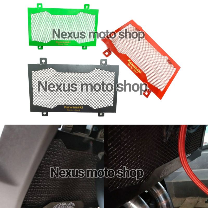 cover radiator ninja250R karbu tutup pelindung radiator ninja 250 lama