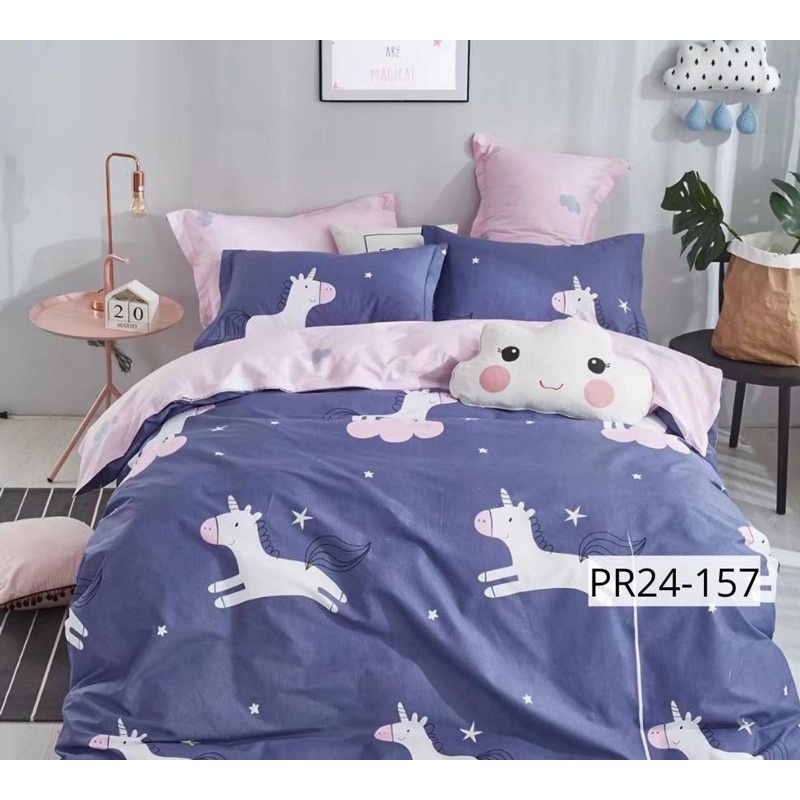 kain sprei meteran unicorn katun jepang motif anak