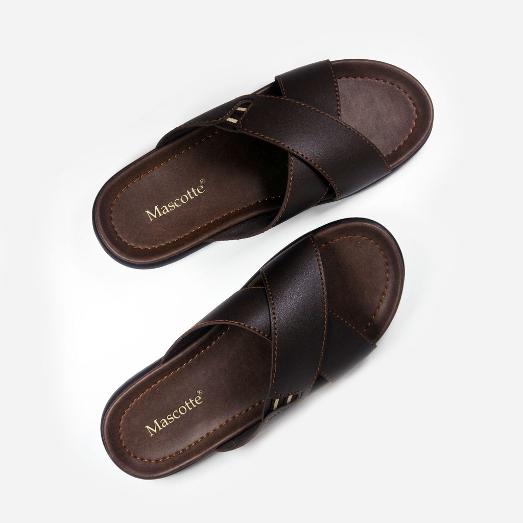 Mascotte LEGEND Sandal Pria 915.001-004 [ Hitam, Navy, Brown, Tan ] / Ramayana Jatinegara