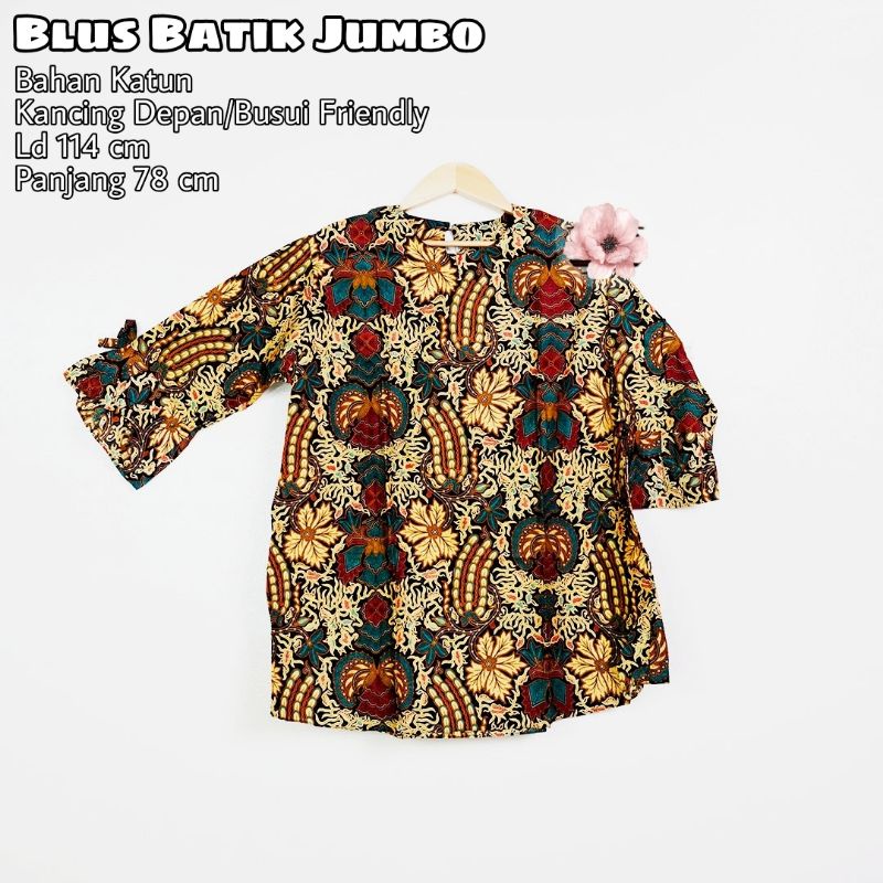 Blus Batik Wanita Jumbo - Naira Batik