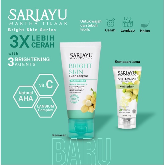 Sariayu Bright Skin Putih Langsat Body Scrub 175gr - JB