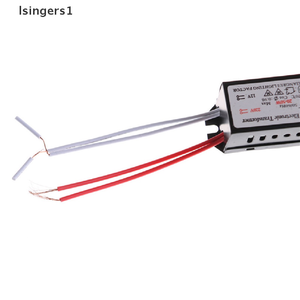 (lsingers1) Transformer Lampu Halogen LED AC 220V Ke 12V 20-35W