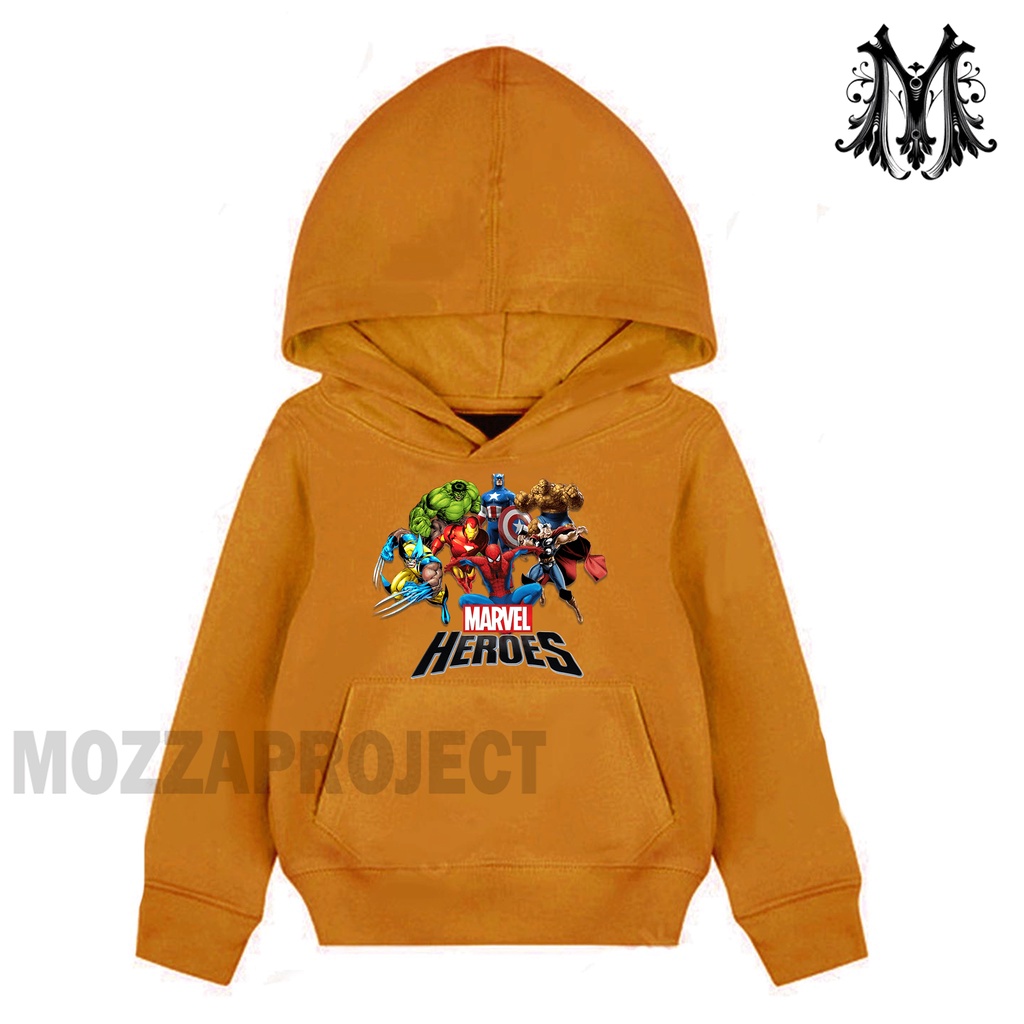 Sweater Anak Laki Laki Dan Perempuan Marvel Heroes Hoodie Anak unisex