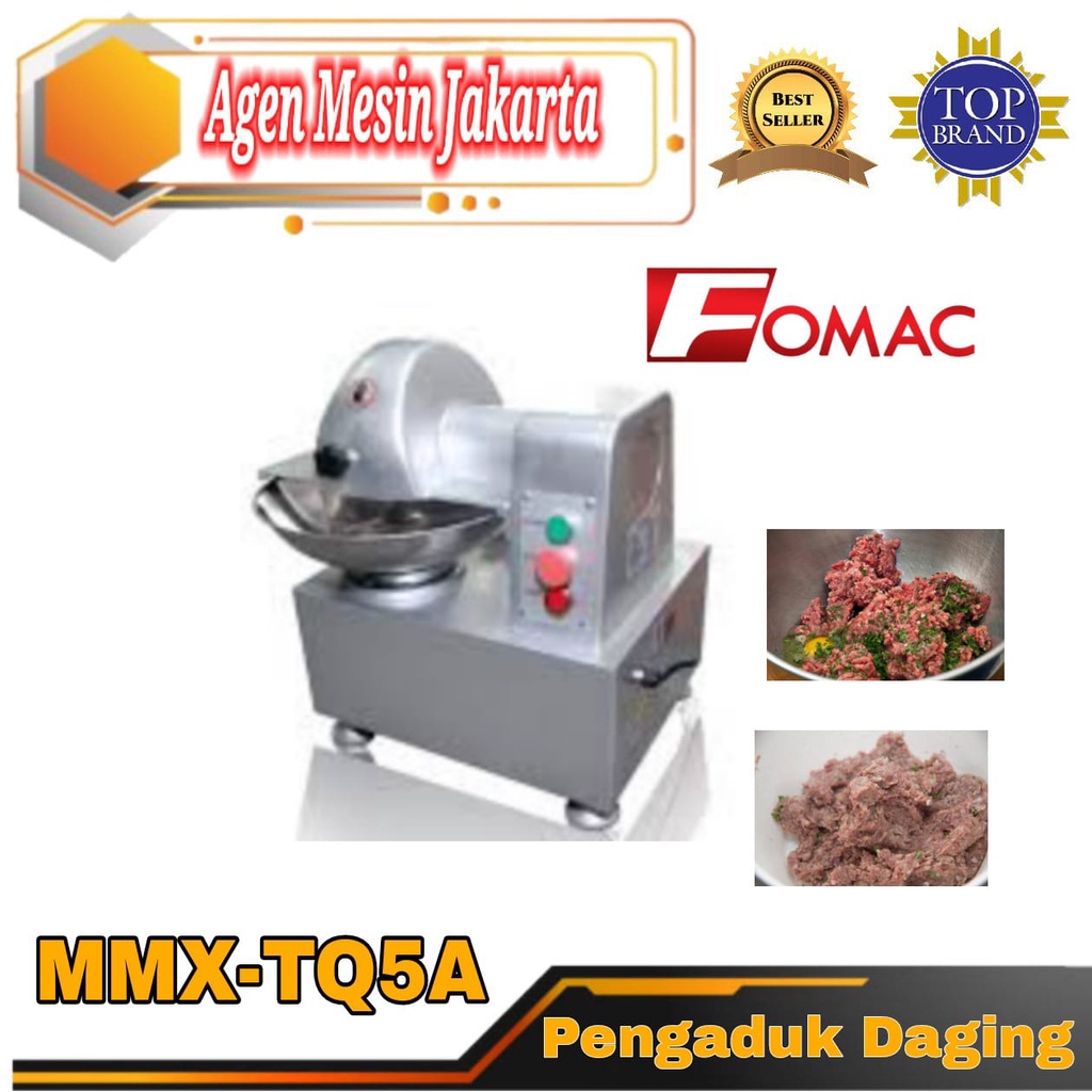 Jual Mesin Pengaduk Daging Adonan Bakso Bowl Cutter Mmx Tq5a Fomac