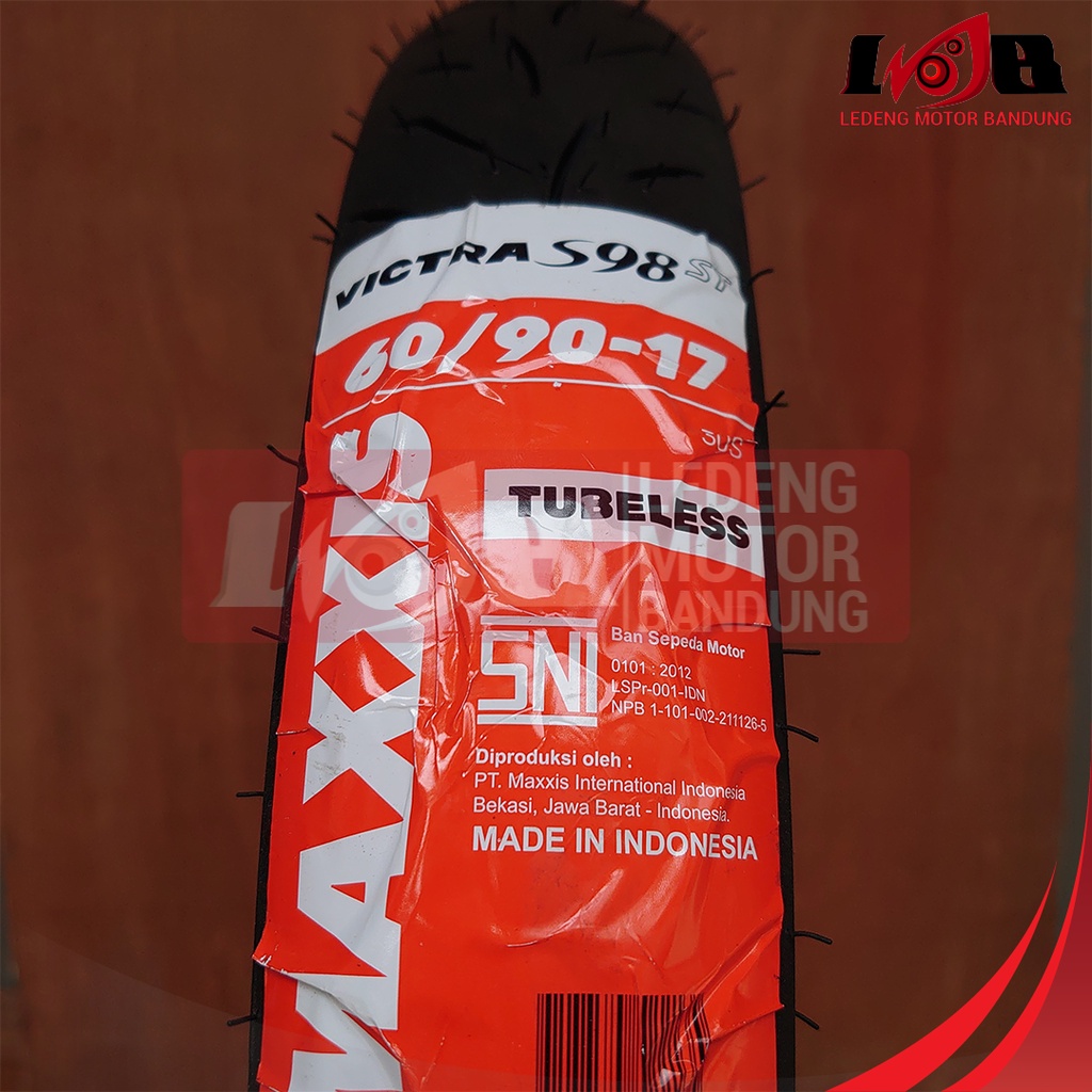 Maxxis Victra S98ST 60/90-17 Tubeless Ban Luar Motor Bebek Front Rear