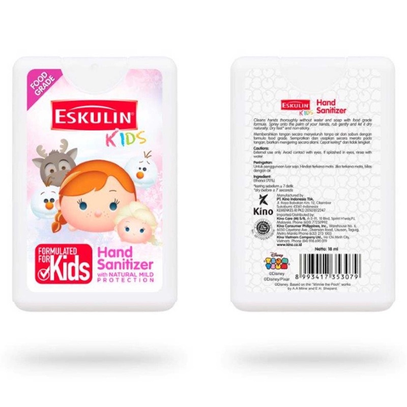 Eskulin Kids Hand Sanitizer Spray Tsum Tsum 18ml