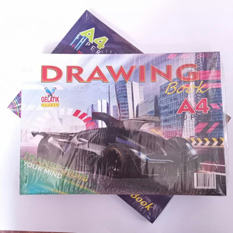 

[Ecer] buku gambar drawing book A4 gelatik kembar