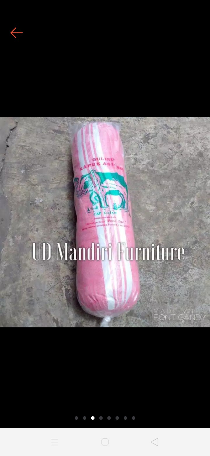 [gajah] Guling Kapuk Asli Cap Gajah Padat Tebal