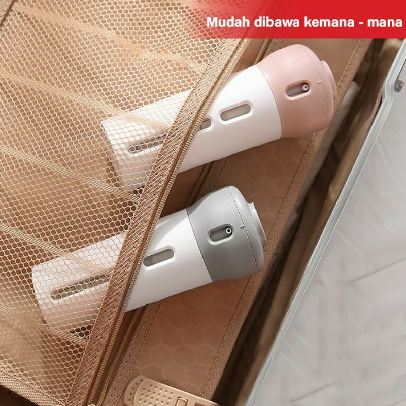 Botol Portable Travel set 4 in 1 / Dispenser Sabun Shampoo Skincare portabel Praktis