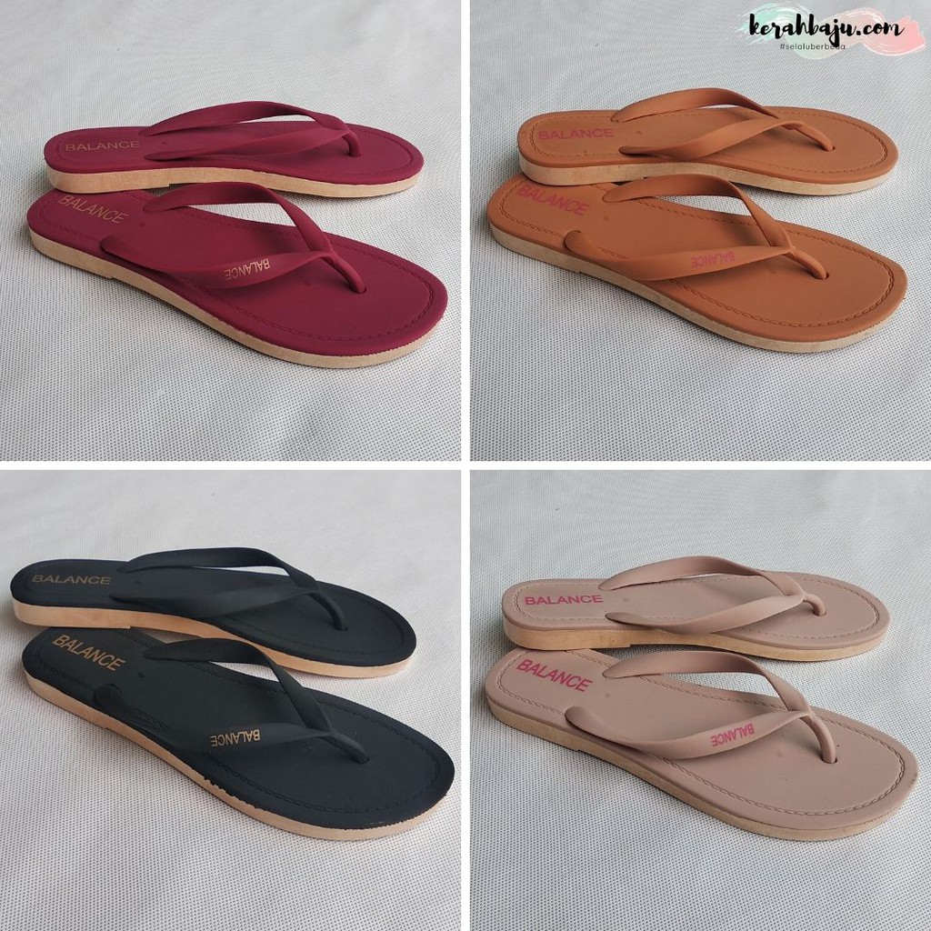  Sandal  Jepit Karet  Wanita  Sandal  Jepit Santai Wanita  