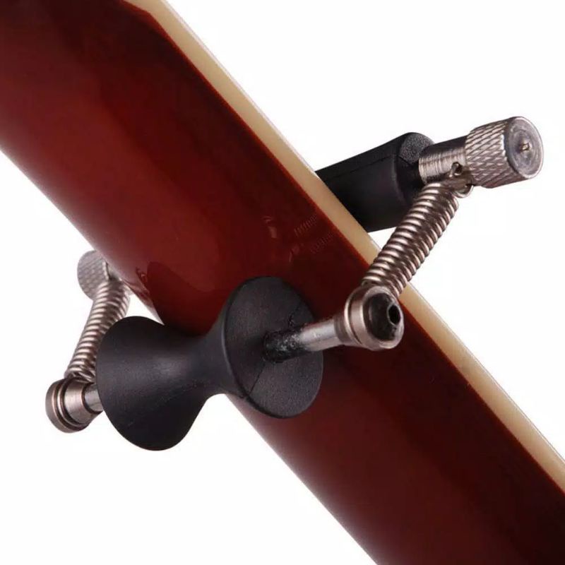 Capo Gitar Akustik Elektrik Nylon Bass Glider Slider Rollling Metal