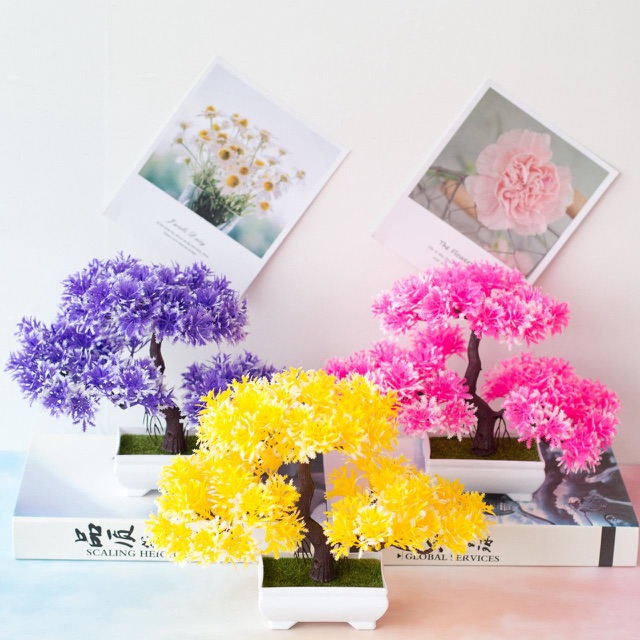 TIB / COD-P2035/Bunga Plastik/Bunga tanaman Dekorasi-1