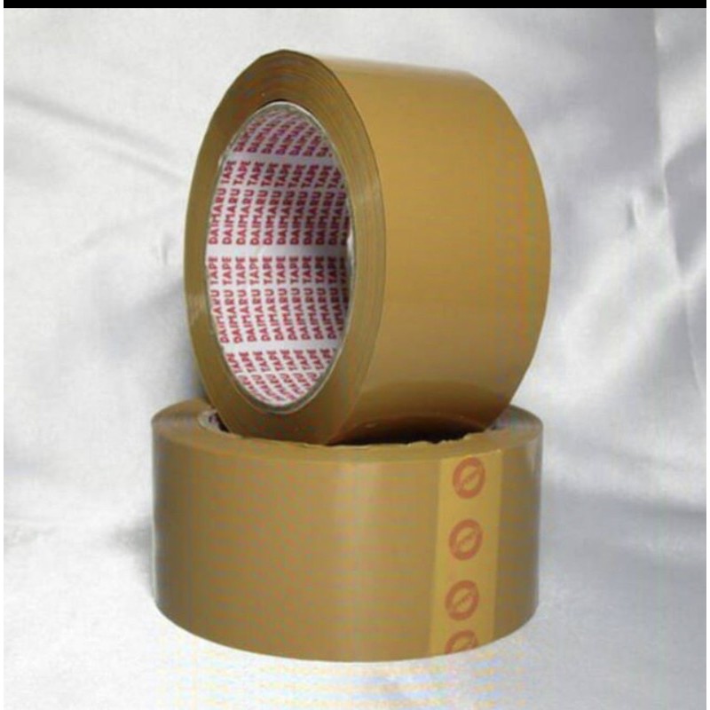 Lakban Daimaru Coklat / Bening 2 Inch/ 48 mm x 90 yard