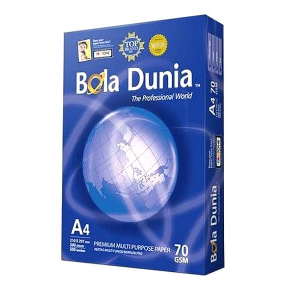 

Kertas A4 70 Gram Bola Dunia
