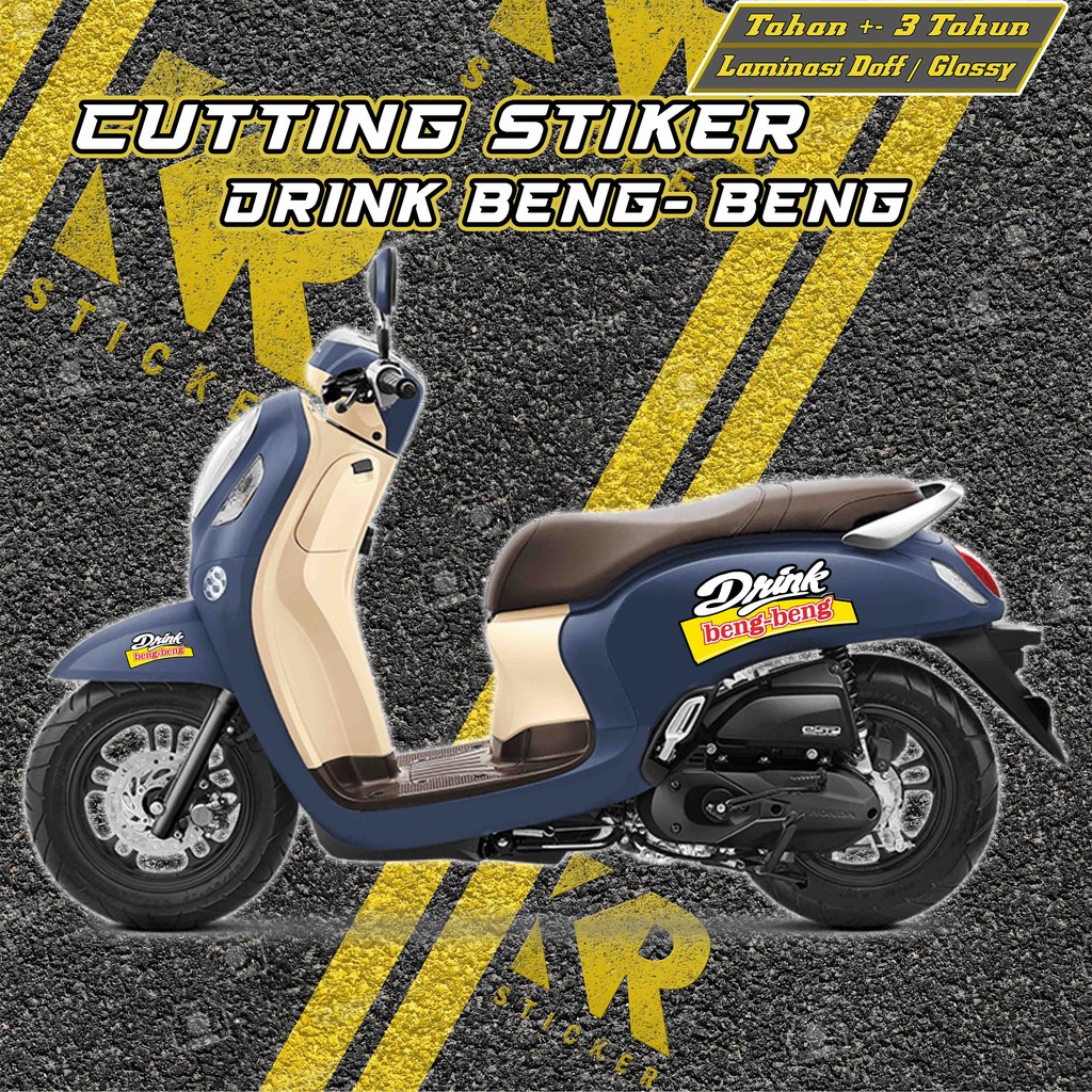 Stiker motor Stiker drink beng-beng | Cutting stiker drink beng beng | KR STICKER
