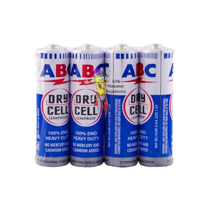 

Batu Batre Baterai ABC Biru AA A2 (4pcs)