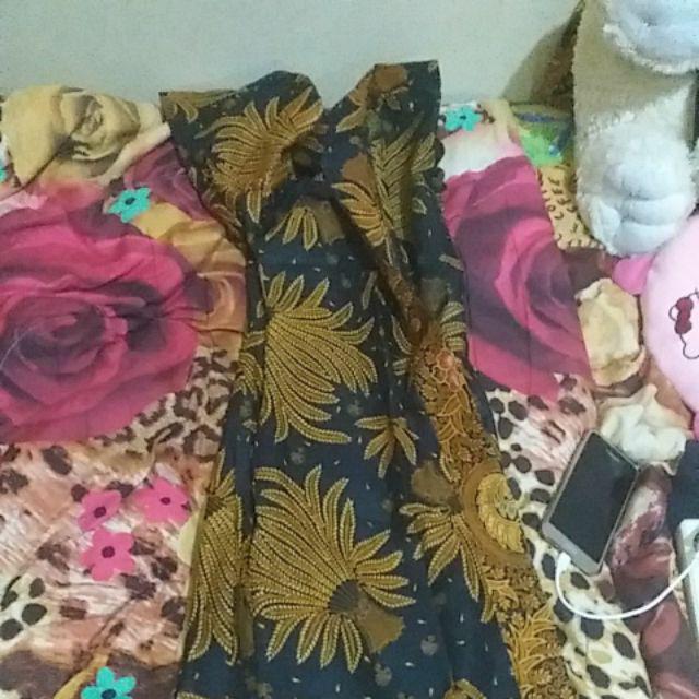Longcardi Batik Cewek Cardigan Batik Wanita Outer Batik Muslim Seragam Batik Kantor Sloka Batik