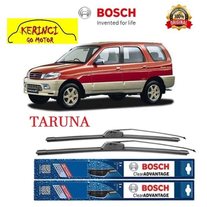 WIPER BOSCH CLEAR ADVANTAGE DAIHATSU TARUNA 21&quot; &amp; 18&quot; SEPASANG WIPER