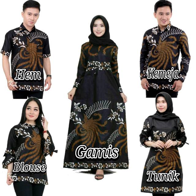 Rama Shinta Couple - Melani Set Couple Lilit Rovella Batik Couple Modern