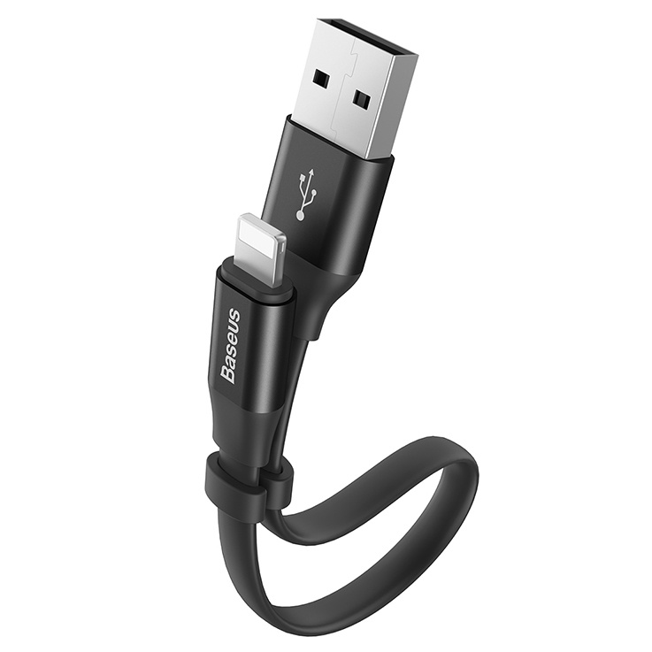 Baseus Nimble Series Kabel Charger Lightning 2A 23 CM - Black