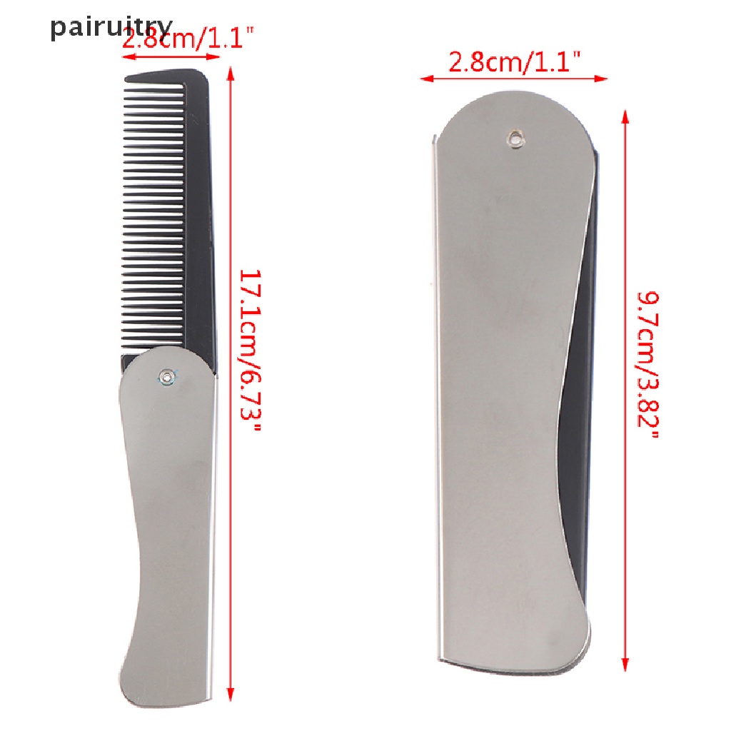 Sisir Pijat Rambut Model Lipat Portable Untuk Tata Rambut