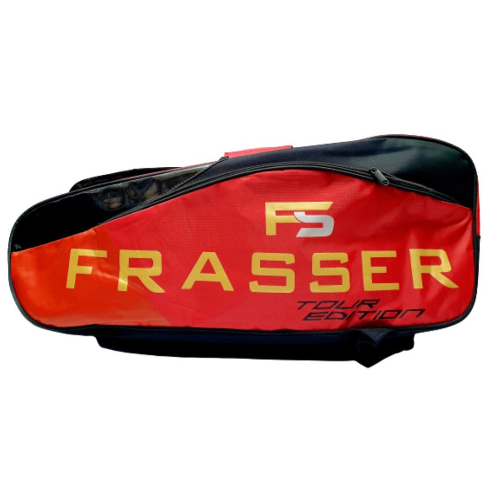 Frasser Tas Raket Bulutangkis Badminton Frasser Okinawa Merah