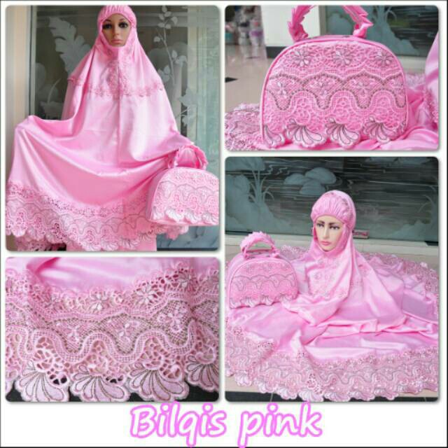 MUKENA DEWASA BILQIS SATIN VELVET