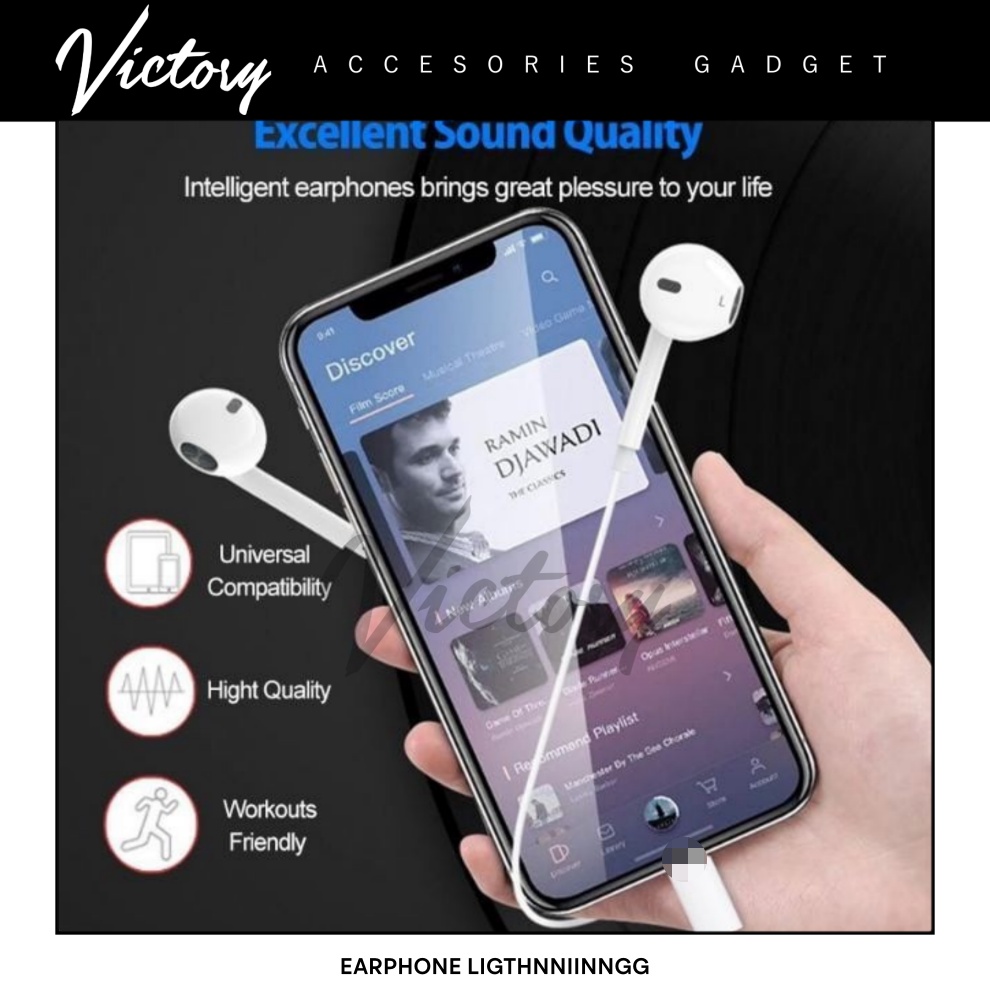 VICTORY2020 HEADSET /EARPHONE/ORIGINAL100%