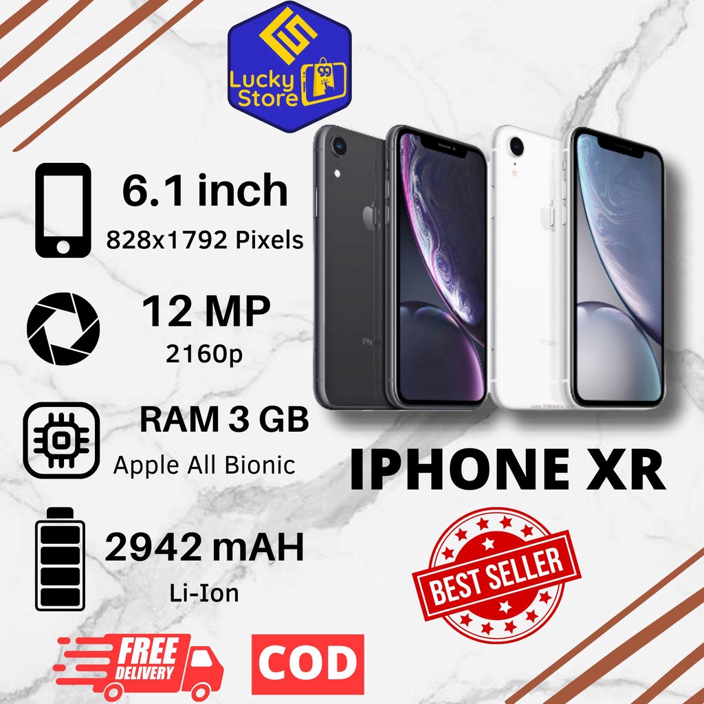 iPhone XR  64GB/128GB Second Original Ex Inter all Operator Mulus