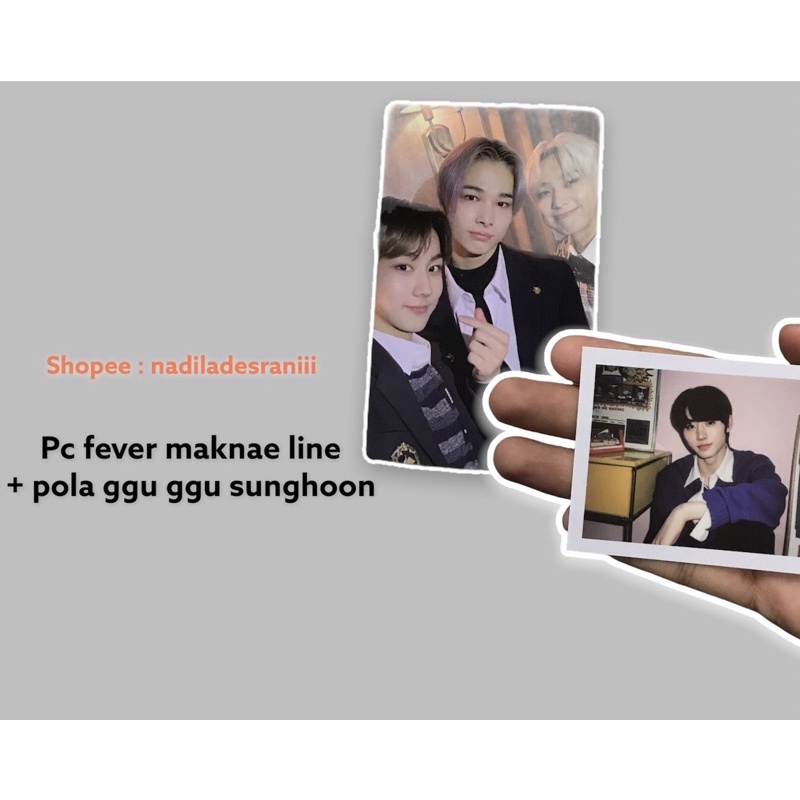 Photocard Benefit Fever ENHYPEN Maknae Line