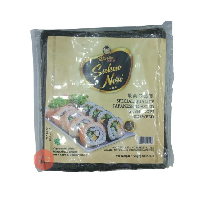 

Sakao Nori Rumput Laut Kering Nori Sushi 50s Sakao