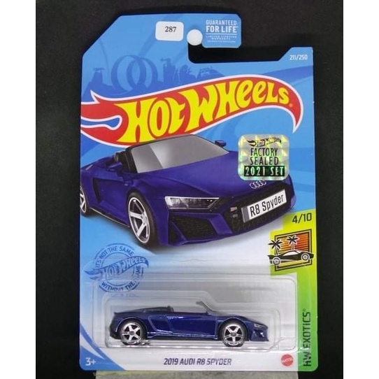 2019 AUDI R8 SPYDER LIMITED! $TH Factory Sealed 2021 | Diecast Hot Wheels Mobil Mainan Anak Super Treasure Hunt FS THS