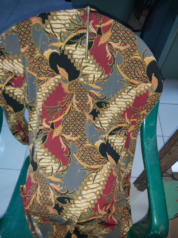 Tunik Jumbo Batik Spandex Korea Busui Ld120 / 4l Lemonskin 019-4113