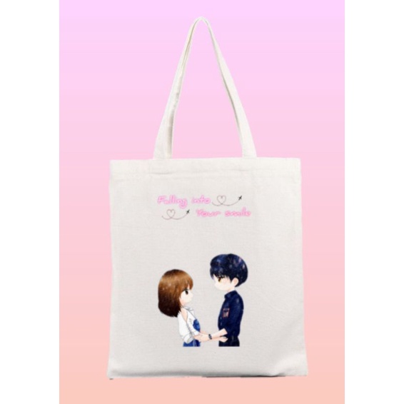 Totebag falling into your smile xukai & cheng xiao