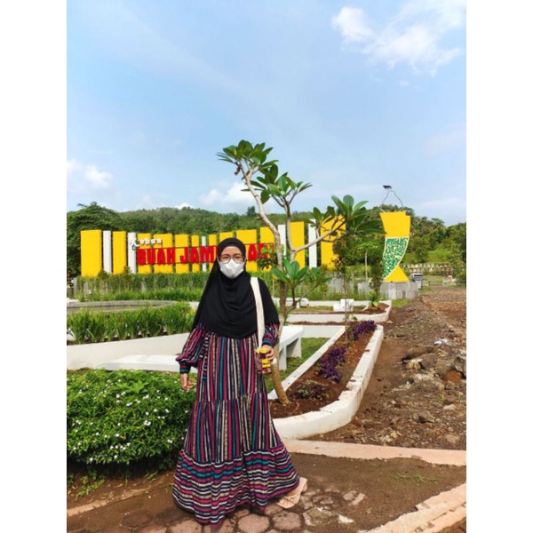 Salur dress | rayon viscose UNIQLO import| gamis rayon adem premium murah berkualitas