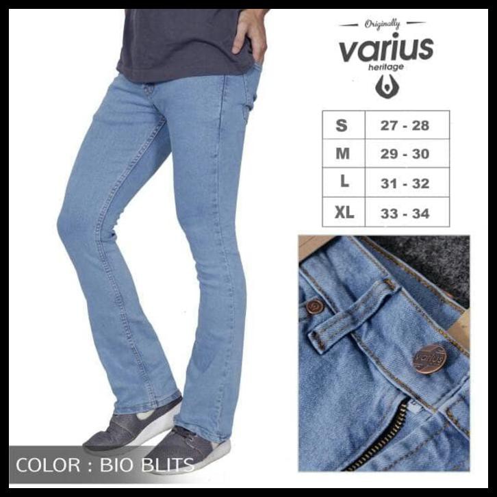 SLW8 CELANA JEANS CUTBRAY / CELANA JEANS VARIUS / CELANA JEANS PRIA - HITAM, 32 N7LQ