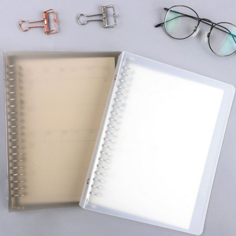 

Binder A5/ binder loose leaf/ binder isi grid/ binder isi garis/ binder transparan/ binder murah/ binder unik