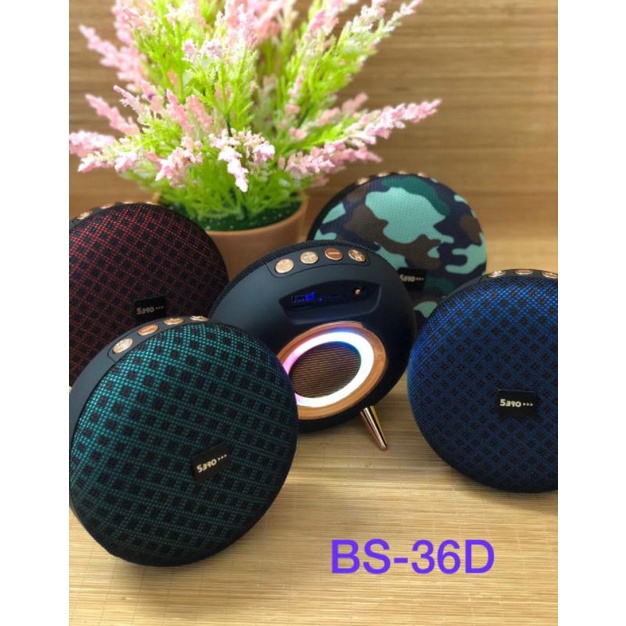 SPEAKER WIRELES BS-36D PORTABLE 5BRO (SUARA BASS)